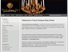 Tablet Screenshot of gofrenchantiques.com